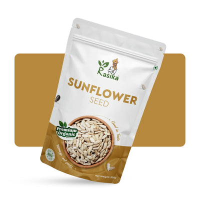 rasika sunflower seed packaging on a white background